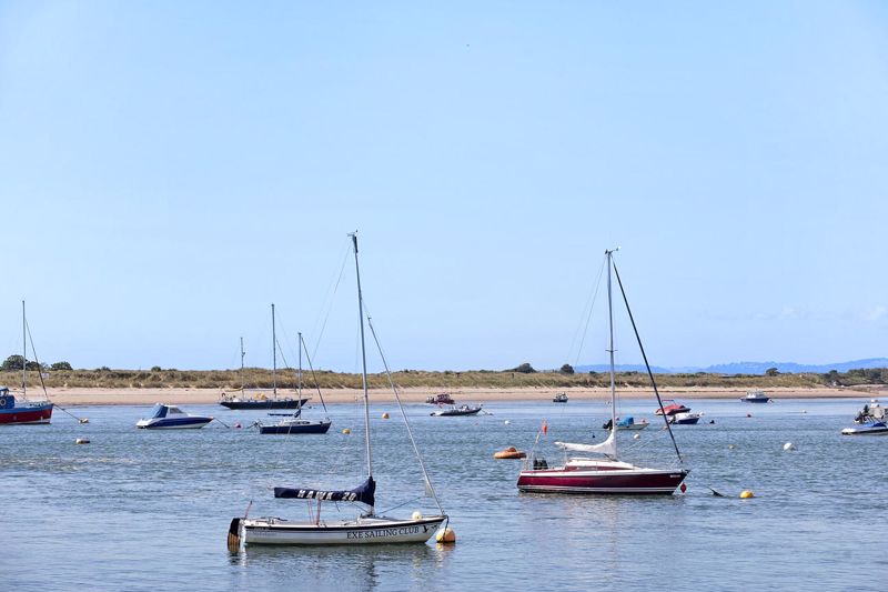 Boats On The Estuary Opposite & Dawlish Warren